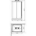 Душевая кабина Orans SR-86152 AL/AR 110x80. Фото 6