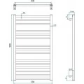 Полотенцесушитель электрический Grota Classic 53x90. Фото 4