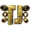 Полотенцесушитель водяной Domoterm Калипсо П12 50x100, античная бронза. Фото 3