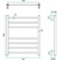 Полотенцесушитель водяной Grota Eco Classic 53х60. Фото 1
