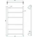 Полотенцесушитель водяной Grota Moda 53x90. Фото 3
