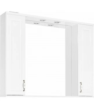 Зеркало-шкаф Style Line Олеандр-2 100/С Люкс, белый