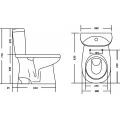 Унитаз Santek Анимо WH302135. Фото 4