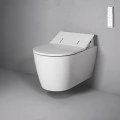 Унитаз подвесной Duravit ME by Starck 222859 с крышкой биде. Фото 4