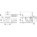 Унитаз подвесной Duravit ME by Starck 222859 с крышкой биде. Фото 6