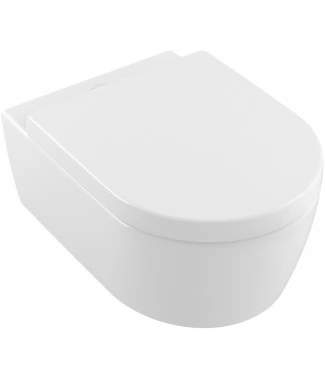 Унитаз подвесной Villeroy & Boch Avento 5656HR01 alpin, безободковый
