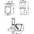 Унитаз-компакт Ideal Standard Ecco W908701 с микролифтом. Фото 2