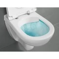 Унитаз подвесной Villeroy & Boch O Novo 5660HRR1 alpin, безободковый. Фото 5