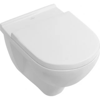 Унитаз подвесной Villeroy & Boch O Novo 5660HR01 alpin, безободковый