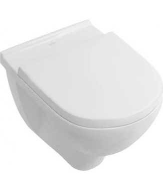 Унитаз подвесной Villeroy & Boch O Novo 5660HR01 alpin, безободковый