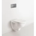 Унитаз подвесной Villeroy & Boch O Novo 5660HRR1 alpin, безободковый. Фото 3