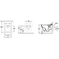 Унитаз подвесной Villeroy & Boch Finion 4664R0R1 alpin, Ceramicplus. Фото 7