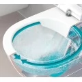 Унитаз подвесной Villeroy & Boch O Novo 5660HR01 alpin, безободковый. Фото 6
