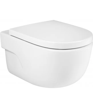Унитаз подвесной Roca Meridian 734624L000 безободковый