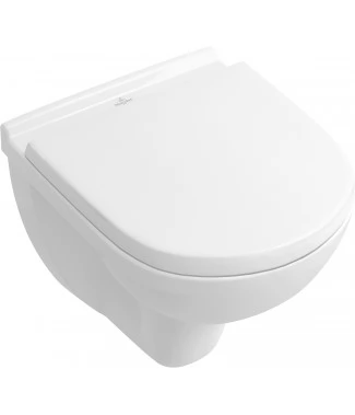 Унитаз подвесной Villeroy & Boch O Novo 5688HR01 alpin, безободковый