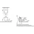 Унитаз подвесной VitrA Shift 7742B003-0075 (уценка: скол). Фото 12