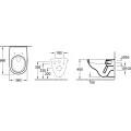 Унитаз подвесной Villeroy & Boch O Novo 5660 H101 alpin. Фото 3