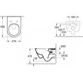 Унитаз подвесной Villeroy & Boch Subway 2.0 5614R2R1 alpin. Фото 10