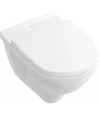 Унитаз подвесной Villeroy & Boch O Novo 5660HRR1 alpin, безободковый