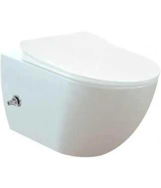Унитаз подвесной Creavit Free FE322.00500 безободковый