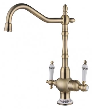 Смеситель Zorg Clean Water ZR 336 YF-50 BR для кухонной мойки