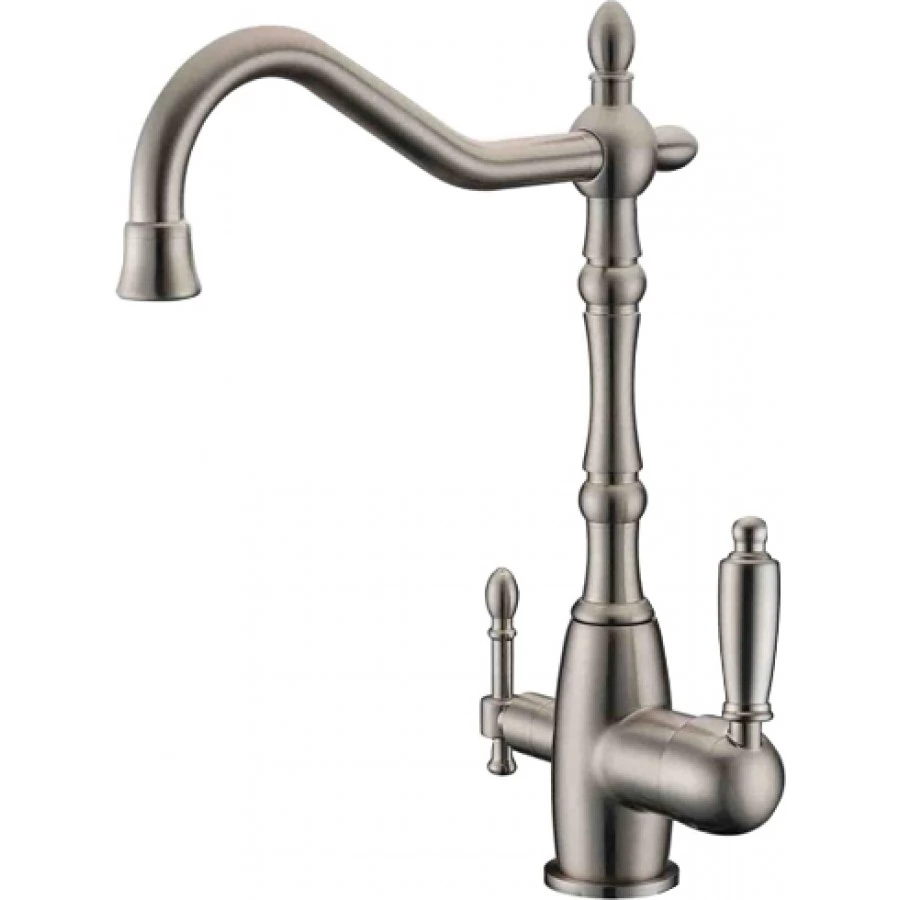 Смеситель Zorg Sanitary ZR 312 YF-33-nikel для кухонной мойки