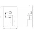 Смеситель Bravat Phillis PB856101CP-2-ENG для ванны с душем. Фото 1