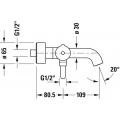 Смеситель Duravit C.1 C15230000010 для ванны с душем. Фото 2