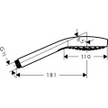 Смеситель Hansgrohe Talis E 71731000 на борт ванны. Фото 2