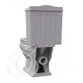 Унитаз-компакт Caprigo Borgo 3813 с микролифтом. Фото 2