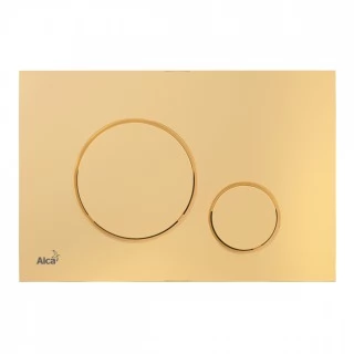 Кнопка смыва AlcaPlast THIN M675 золото