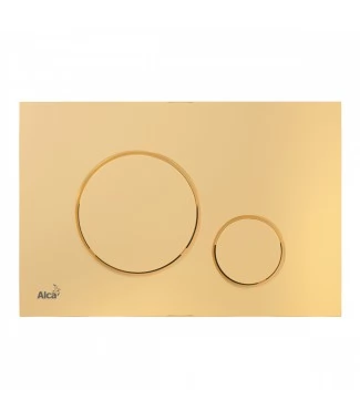 Кнопка смыва AlcaPlast THIN M675 золото