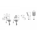 Смеситель Lemark Unit LM4515C на борт ванны. Фото 1