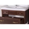 Тумба с раковиной ASB-Woodline Модерн 105 Антикварный орех. Фото 9