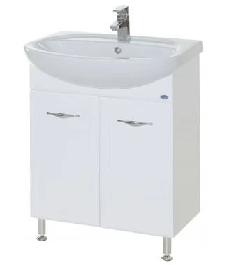 Тумба с раковиной Bellezza Стелла 65 прямая