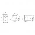 Биде подвесное Ideal Standard Connect E799701. Фото 2