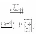Биде подвесное Duravit ME by Starck 228815. Фото 1