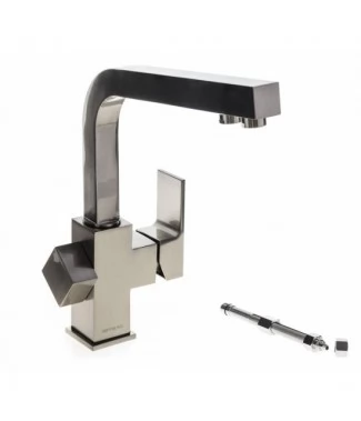 Смеситель для кухни Hoffnung HFG-87015-Nickel