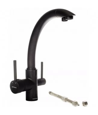 Смеситель для кухни Hoffnung HFG-86015 Black