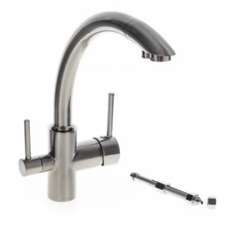 Смеситель для кухни Hoffnung HFG-86015-Nickel