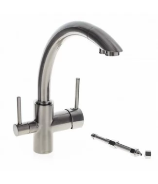 Смеситель для кухни Hoffnung HFG-86015-Nickel