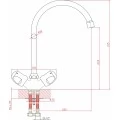 Смеситель 1 Orange Classic S M75-000cr для кухонной мойки. Фото 1