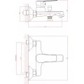 Смеситель 1 Orange Loop M26-100cr для ванны с душем. Фото 2