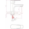 Смеситель 1 Orange Loop M26-021cr для раковины. Фото 1