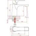 Смеситель 1 Orange Aristo M19-021w для раковины. Фото 1