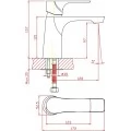 Смеситель 1 Orange Aristo M19-021b для раковины. Фото 1