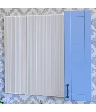 Зеркало-шкаф Sanflor Глория 65 R, голубой