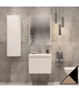Комплект мебели Velvex Klaufs 60.1Y черная, шатанэ, подвесная
