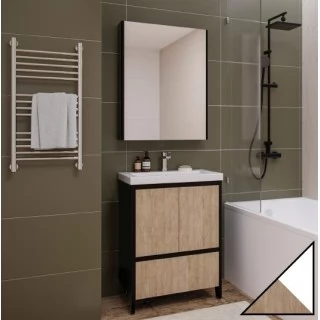 Комплект мебели Velvex Klaufs 60.2D.1Y белая, шатанэ, напольная