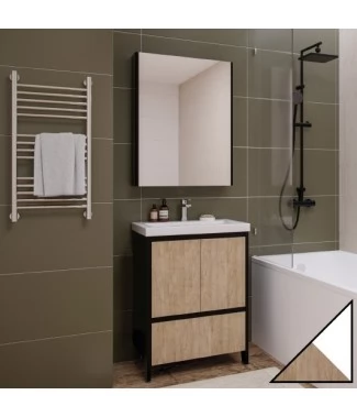 Комплект мебели Velvex Klaufs 60.2D.1Y белая, шатанэ, напольная